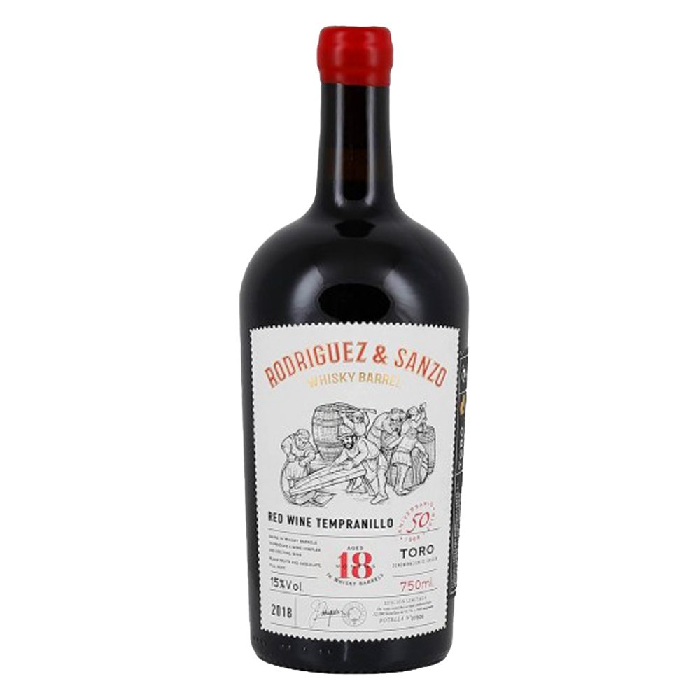 Wino Rodriguez & Sanzo Toro Whiskey Barrel czerwone wytrawne 15% 750 ml