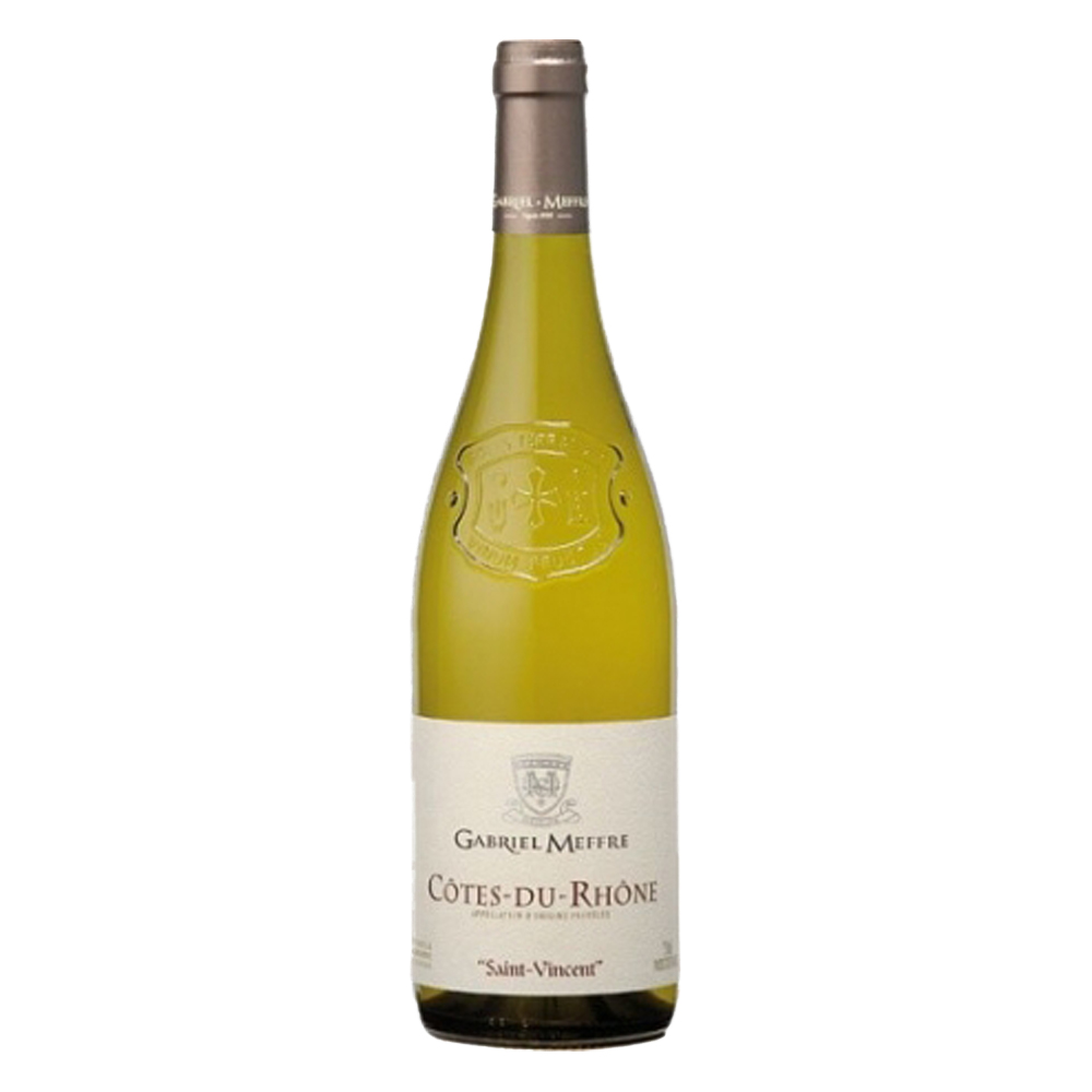 Wino Gabriel Meffre Saint Vincent Blanc Cotes Du Rhone AOC białe wytrawne 750 ml