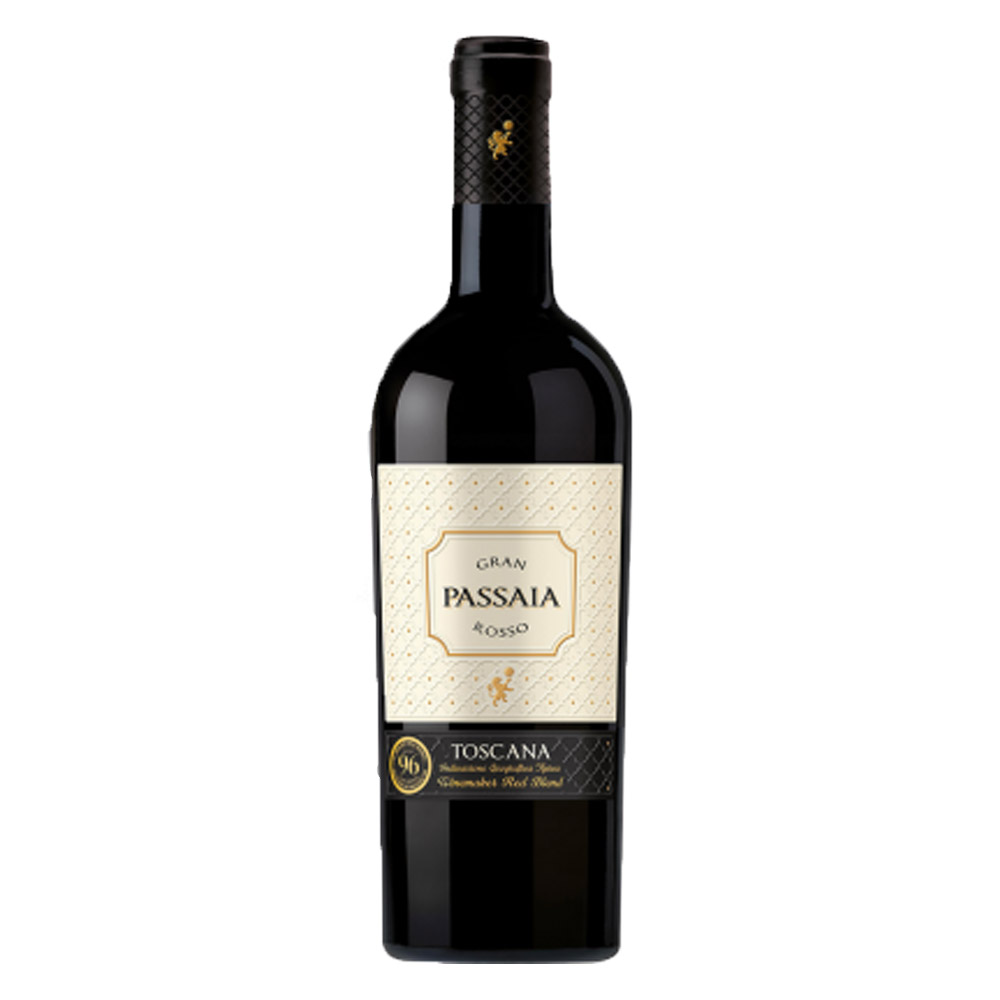 Wino Gran Passaia Rosso 13,5% czerwone półwytrawne 750 ml