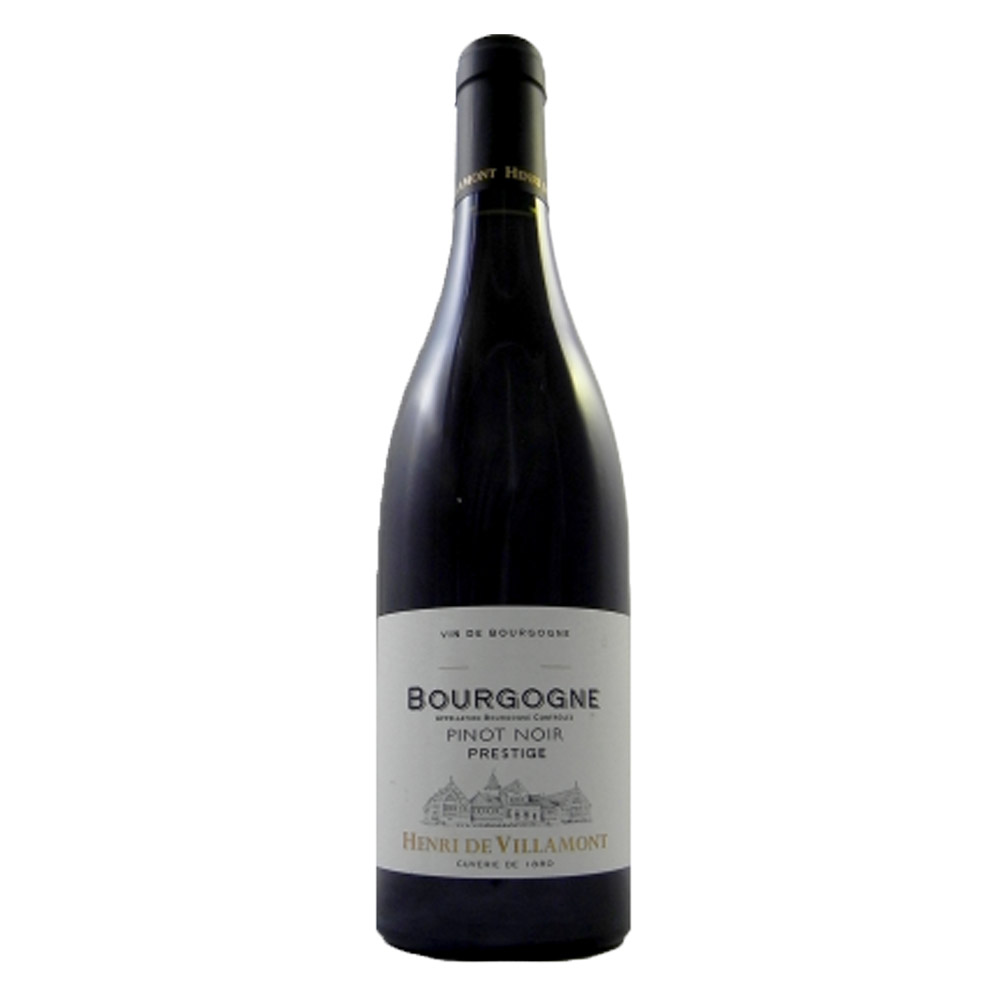 Wino Henri De Villamont Bourgogne Pinot Noir "Cuvee Prestige" 13% czerwone wytrawne 750 ml