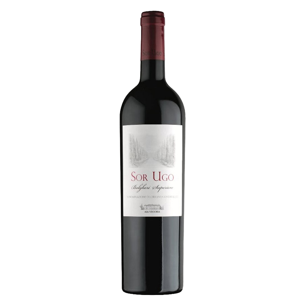 Wino Aia Vecchia Sor Ugo Bolgheri Rosso Superiore DOC 15% wytrawne czerwone 750 ml