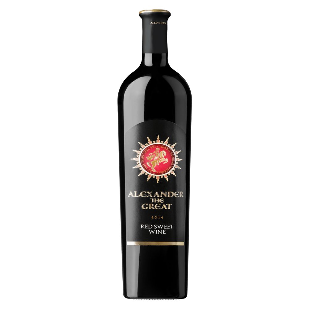 Wino Aleksander the Great 11% czerwone słodkie 1000 ml