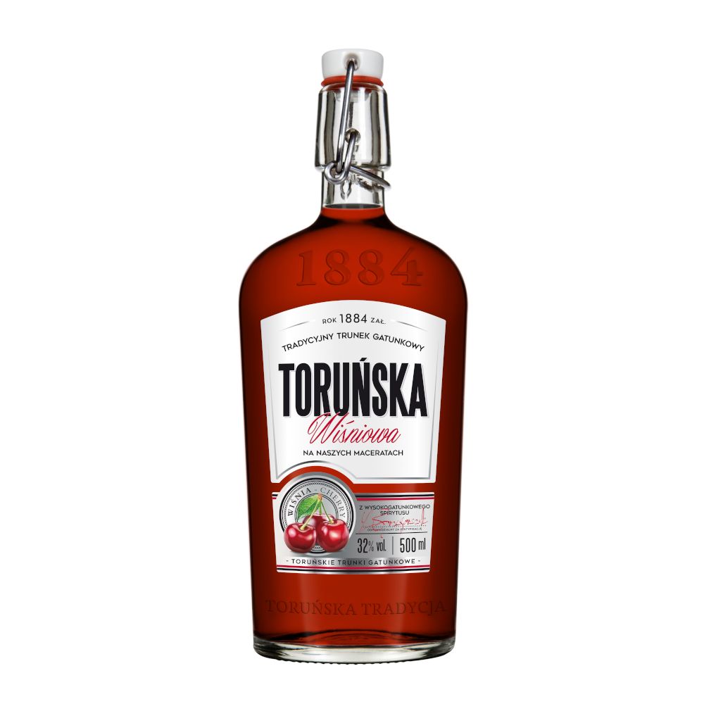 Wódka Toruńska Wiśniowa 32% 500 ml