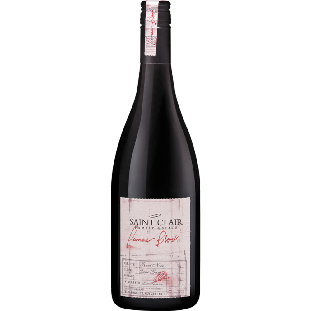 Wino Saint Clair Pioneer Block Pinot Noir 13,5% czerwone wytrawne 750 ml