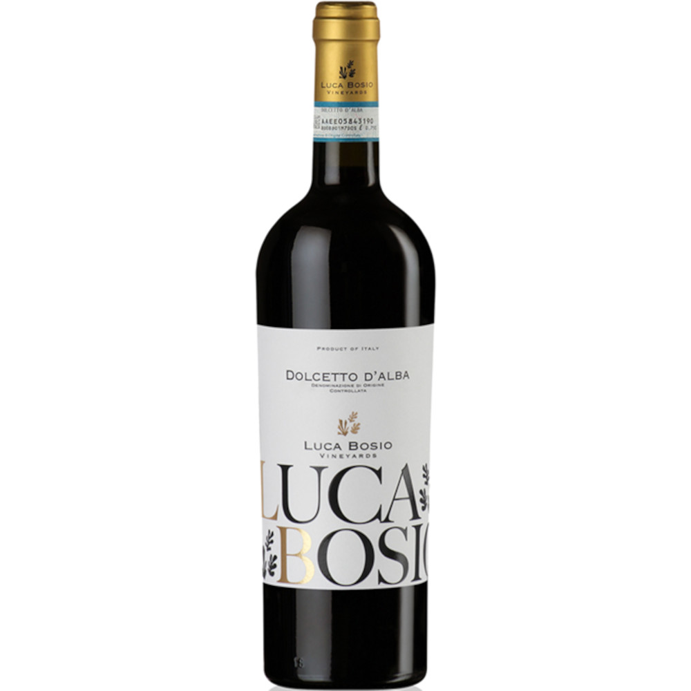 Wino Luca Bosio Dolcetto D’alba 14% wytrawne czerwone 750 ml