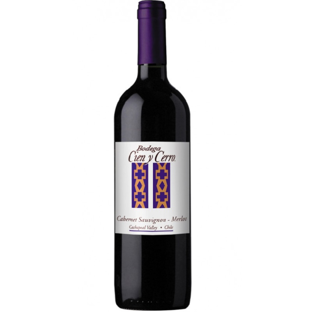 Wino Cien y Cerro Cabernet Sauvignon Merlot 13,5% Czerwone Wytrawne 750 ml