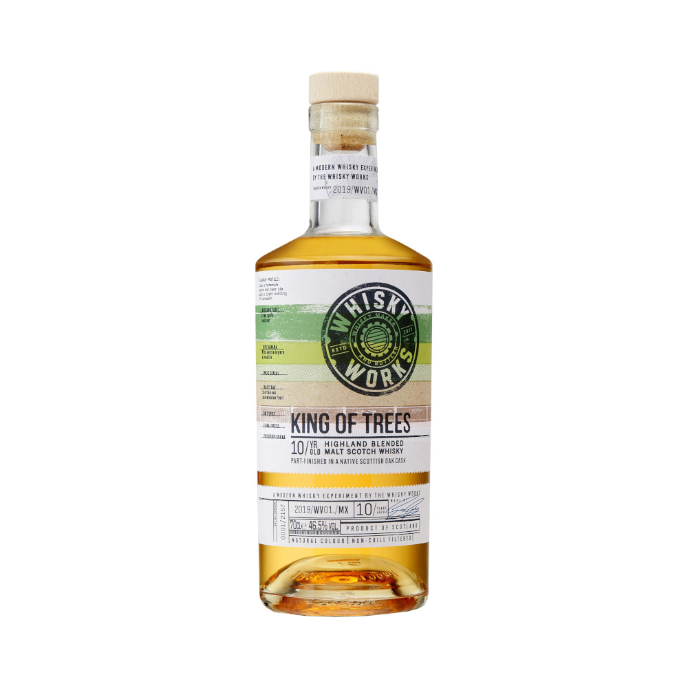 Whisky Works King of Trees 10 YO Highland Blended Malt Scotch Whisky 46,5% 700 ml
