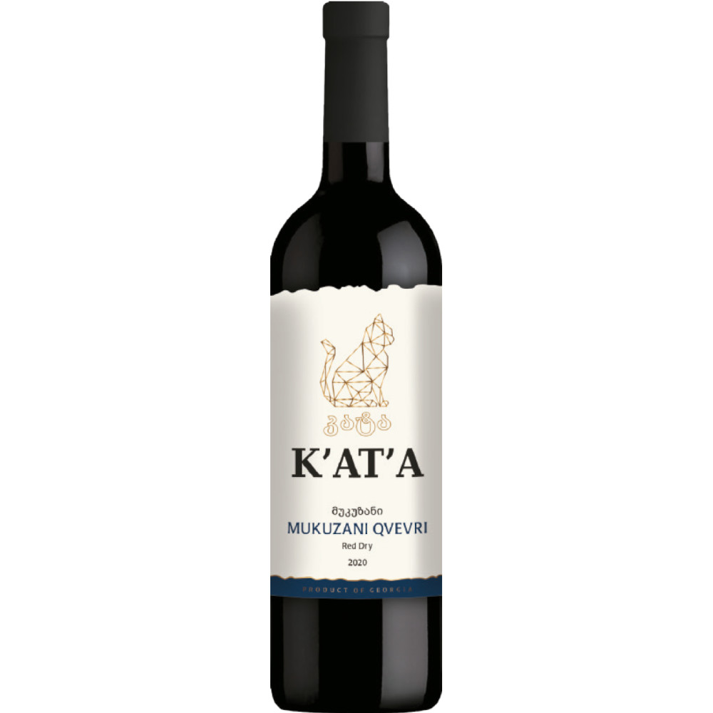 Wino K’AT’A Mukuzani Qvevri 13% czerwone wytrawne 750 ml