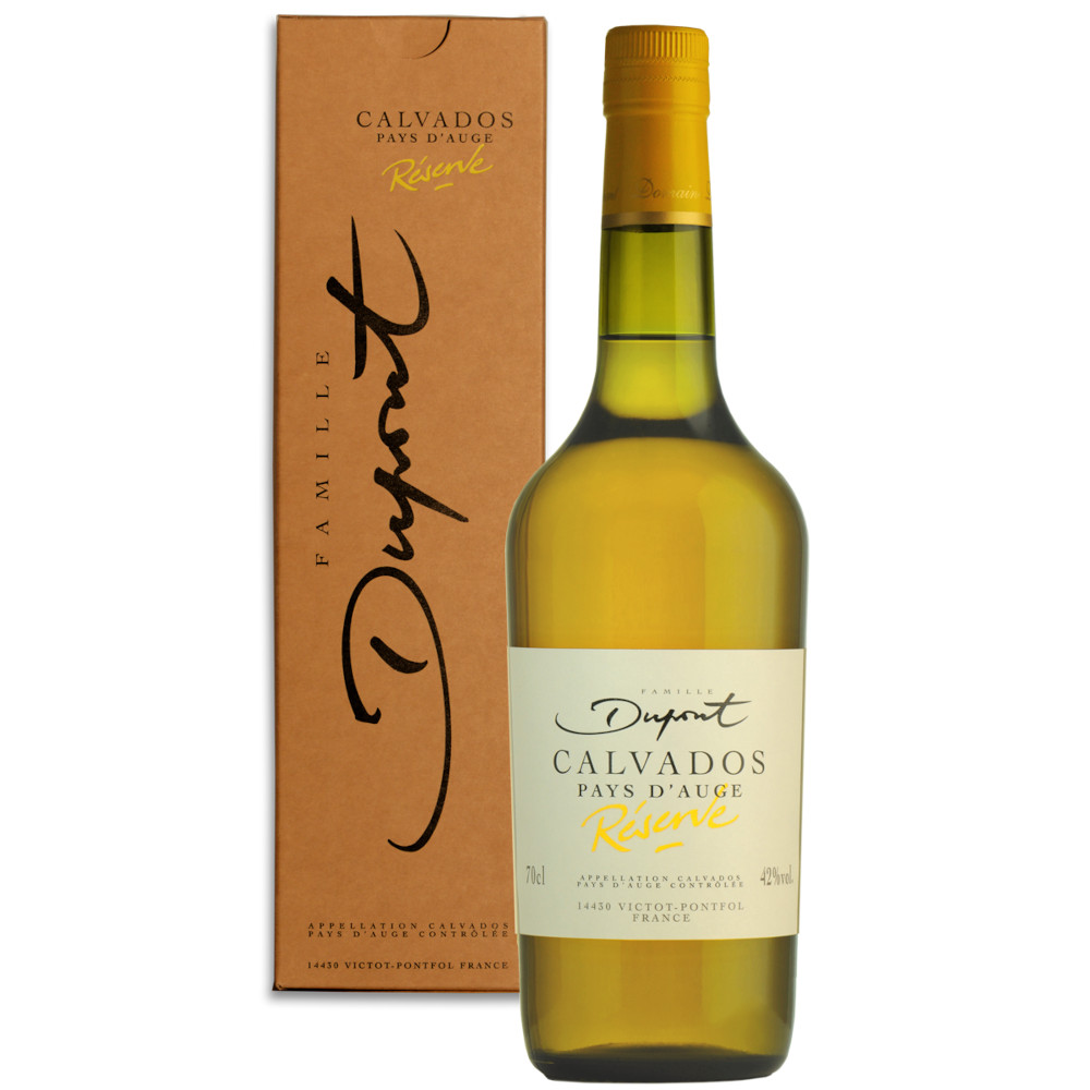 Calvados Dupont Reserve w pudełku 42% 700 ml