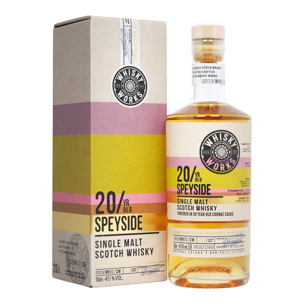Whisky Works 20 YO Speyside Single Malt Scotch Whisky 47,1% 700 ml