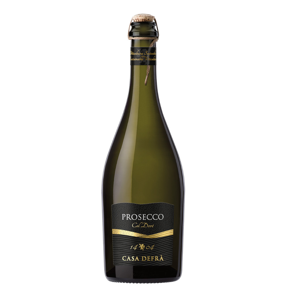 Wino Prosecco Casa Defra 10,5% białe półsłodkie 750 ml