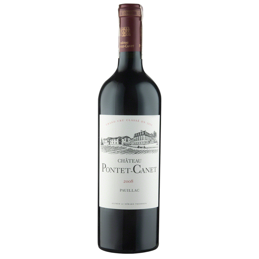 Wino Château Pontet-Canet 2008 13% Czerwone Wytrawne 750 ml