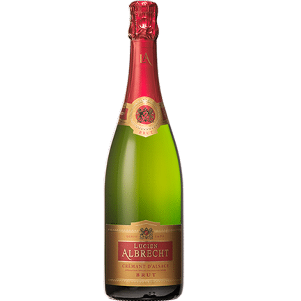 Wino Lucien Albrecht Cremant Alsace białe wytrawne 12,5 % 750 ml