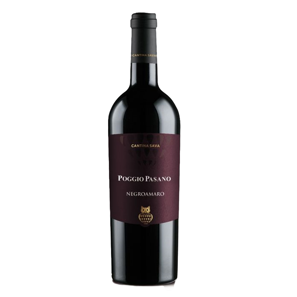 Wino Poggio Pasano Negroamaro 13,5% czerwone wytrawne 750 ml