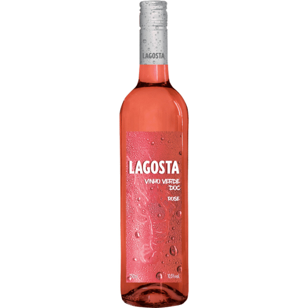 Wino Lagosta Vinho Verde Rose 10,5% różowe półwytrawne 750 ml