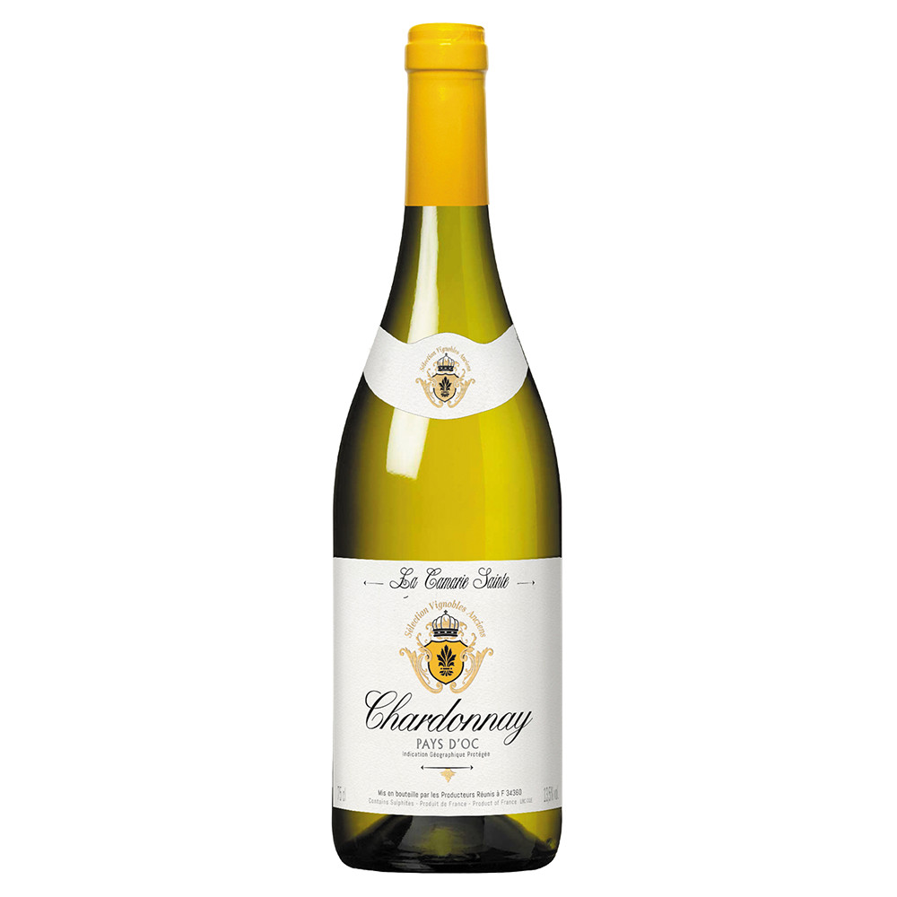 Wino La Camarie Sainte Chardonnay 13,5% białe wytrawne 750 ml