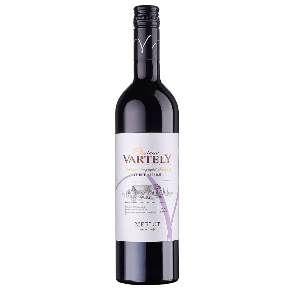 Wino Chateau Vartely Merlot czerwone wytrawne 750 ml