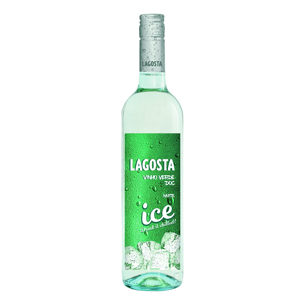 Wino Lagosta Ice Vinho Verde 9% białe musujące półsłodkie 750 ml