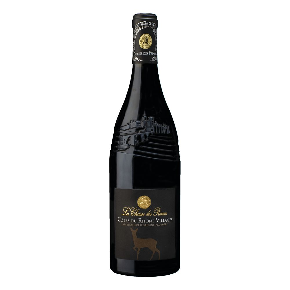 Wino Cotes-du-Rhone Villages La Chasse des Princes 14% czerwone wytrawne 750 ml