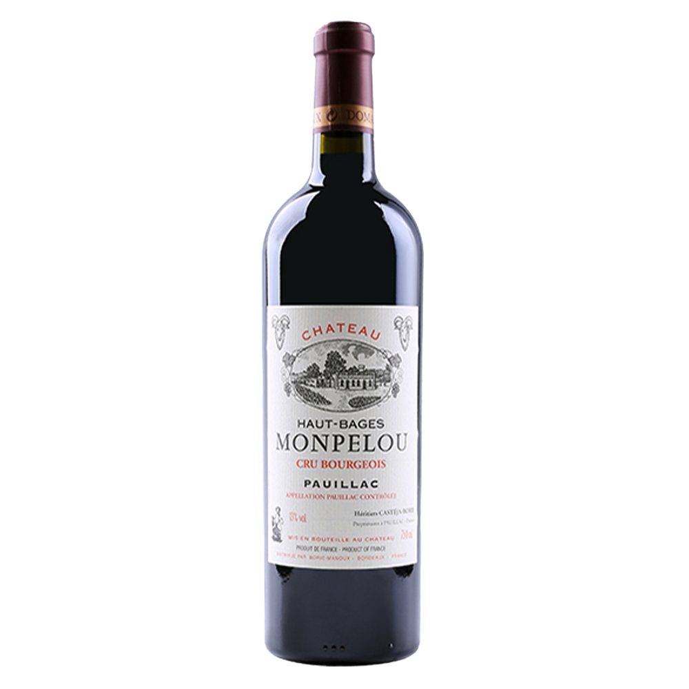 Wino Chateau Haut Bages Monpelou Pauillac 13,5% czerwone wytrawne 750 ml