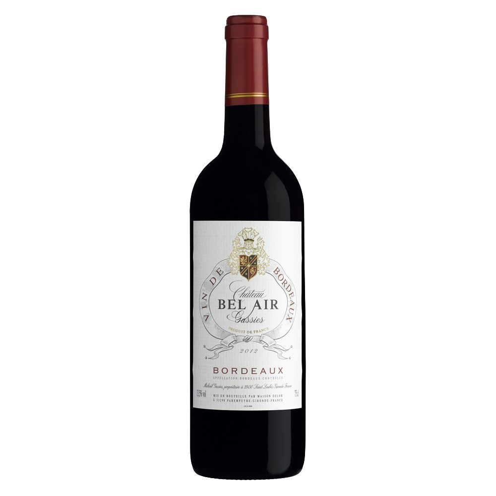Wino Chateau Bel Air Gassies 13,5% czerwone wytrawne 750 ml