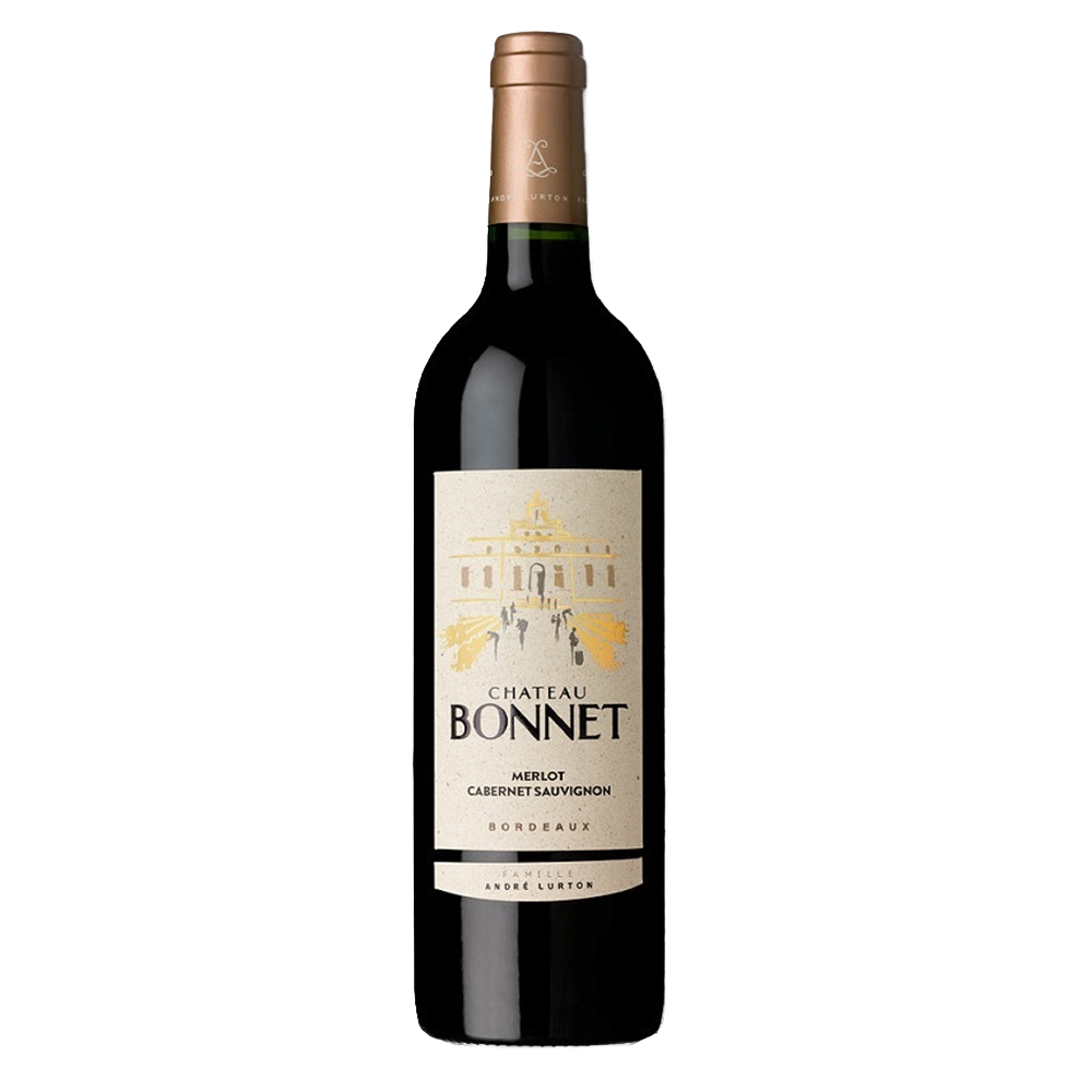 Wino Chateau Bonnet Bordeaux Rouge Lurton 13,5% czerwone wytrawne 750 ml
