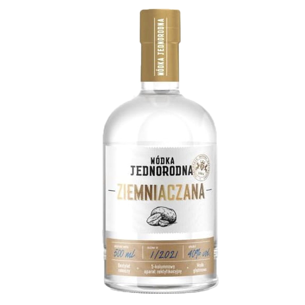 Wódka Jednorodna ziemniaczana 40% 500 ml