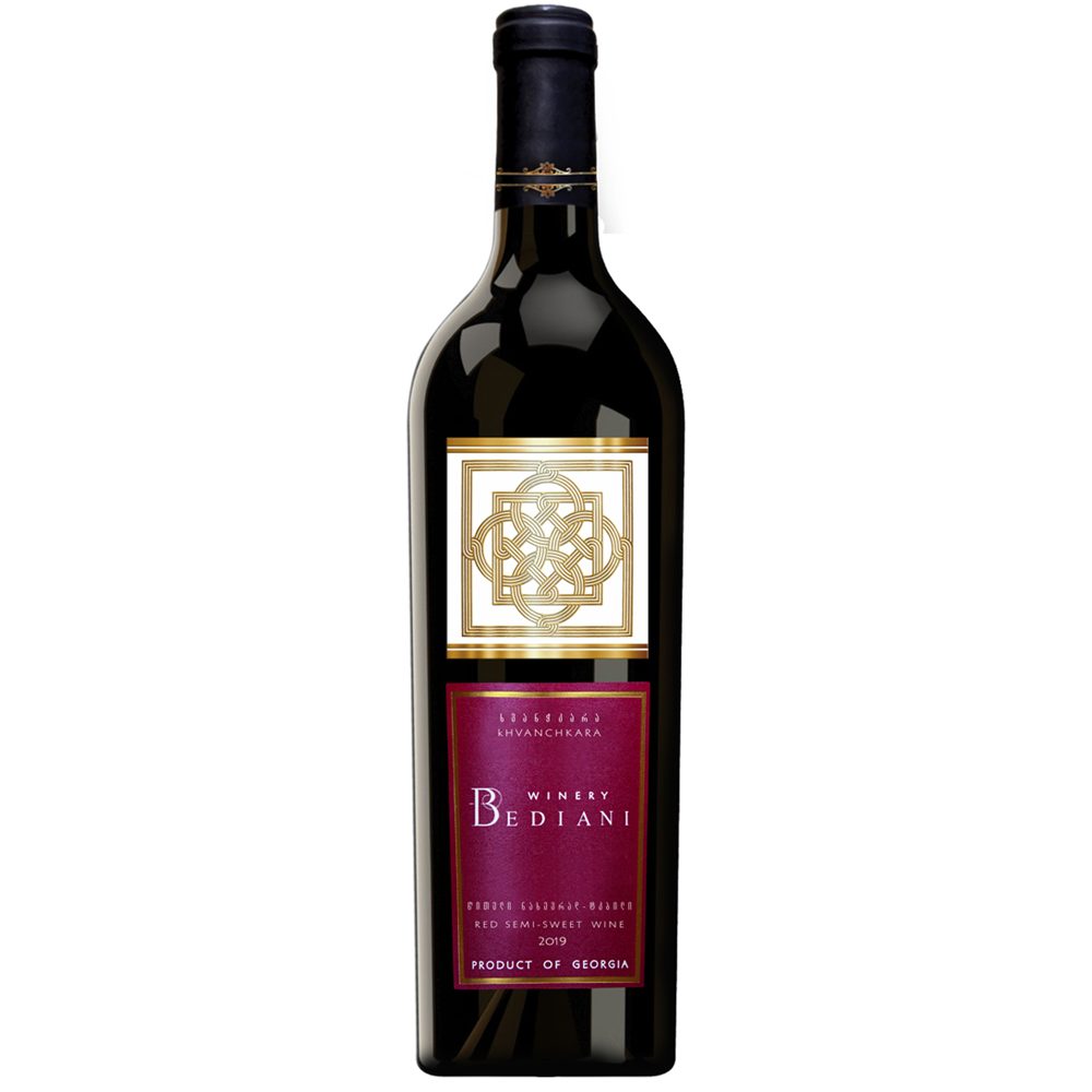 Wino Bediani Kvanchkara 11,5% czerwone półsłodkie 750 ml