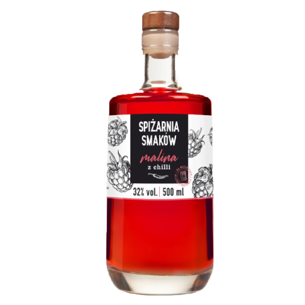 Wódka Spiżarnia Smaków Malina z Chilli 32% 500 ml