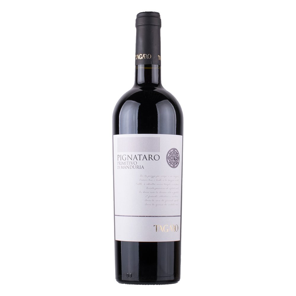 Wino Tagaro Pignataro Primitivo Di Manduria 14,5% wytrawne czerwone 750 ml