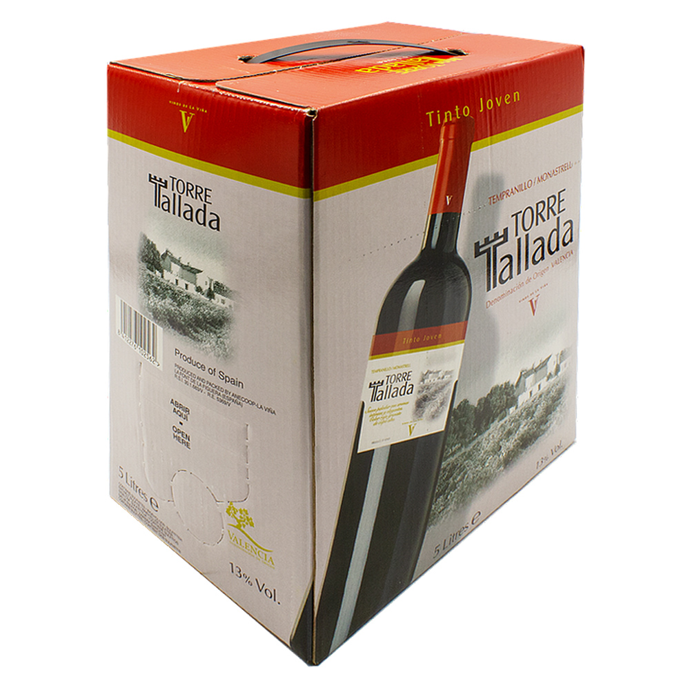 Wino Torre Tallada Tinto Joven 13% wtrawne czerwone 5000 ml