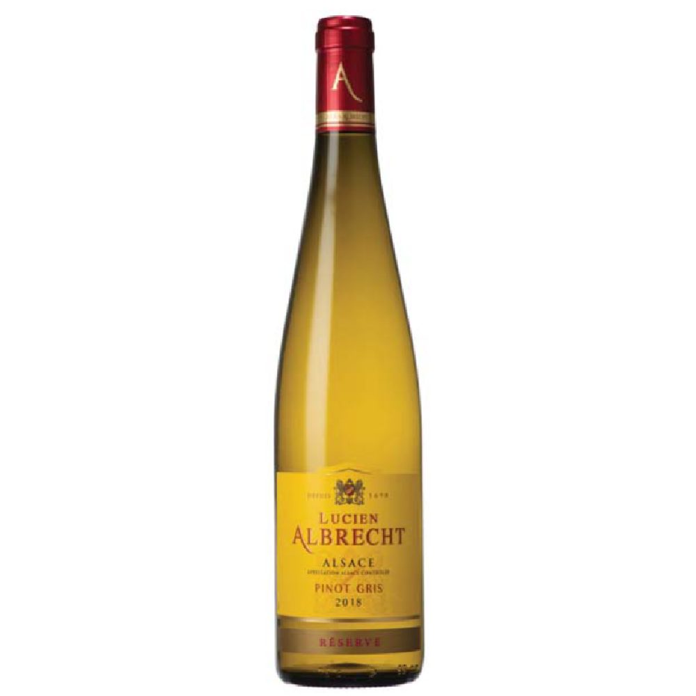 Wino Lucien Albrecht Res. Pinot Gris Alsace 14,5% białe wytrawne 750 ml