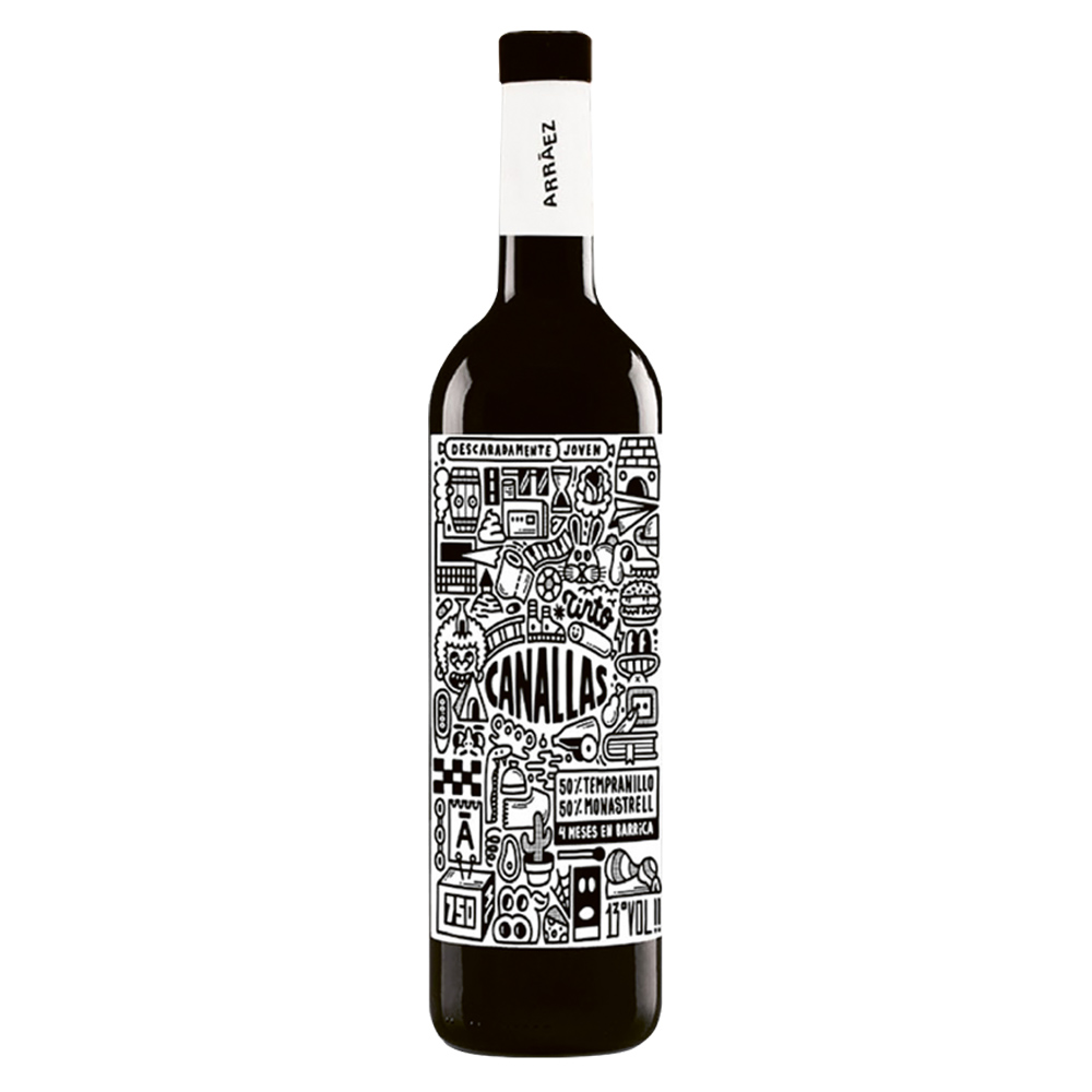 Wino Canallas Tinto czerwone wytrawne 750 ml