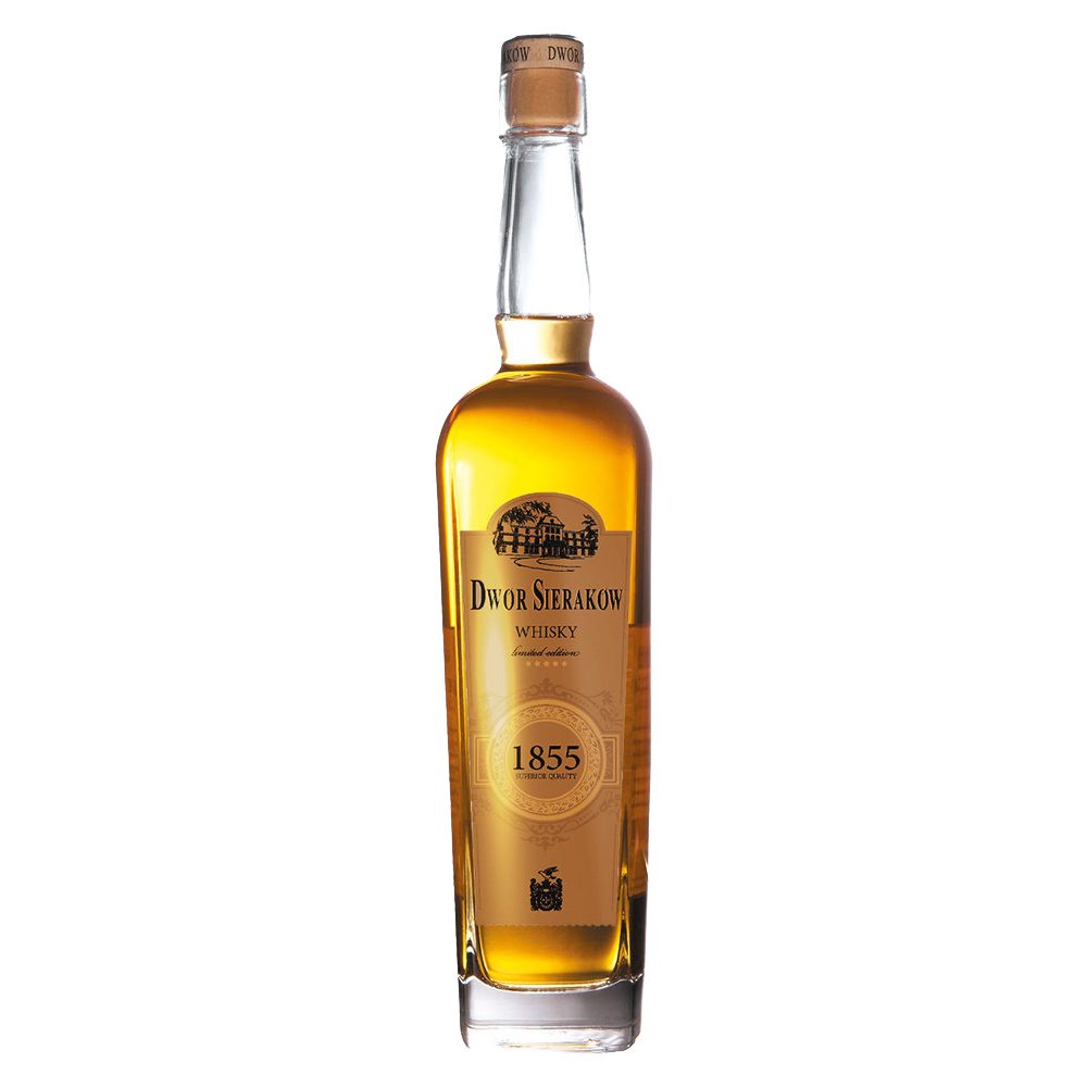 Whisky 1855 Dwór Sieraków 40% 700 ml w pudełku