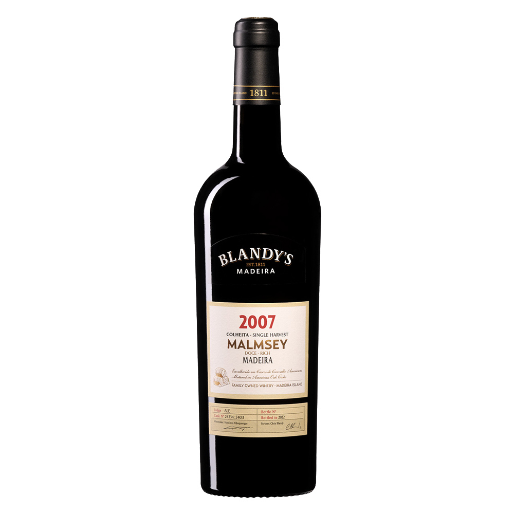 Wino Blandy's Madeira Malmsey 2007 20% czerwone słodkie 500 ml