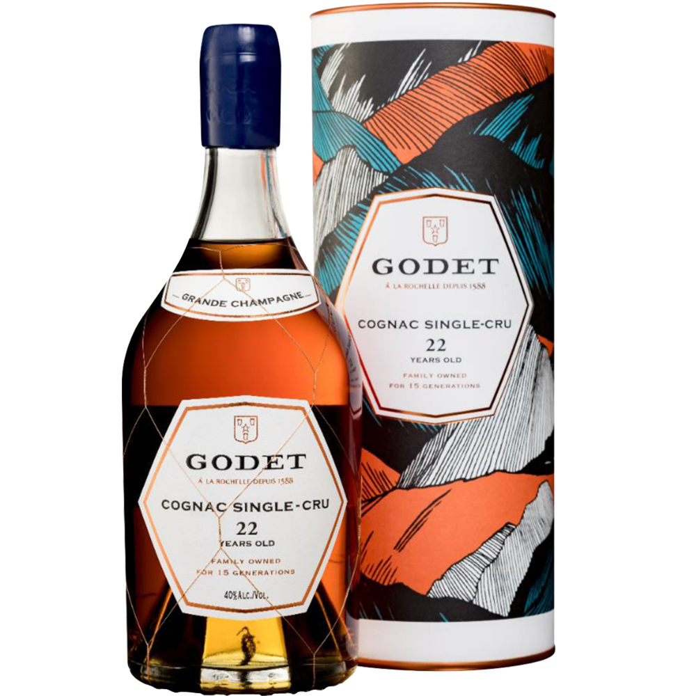 Koniak Godet 22 YO 40% 700 ml tuba
