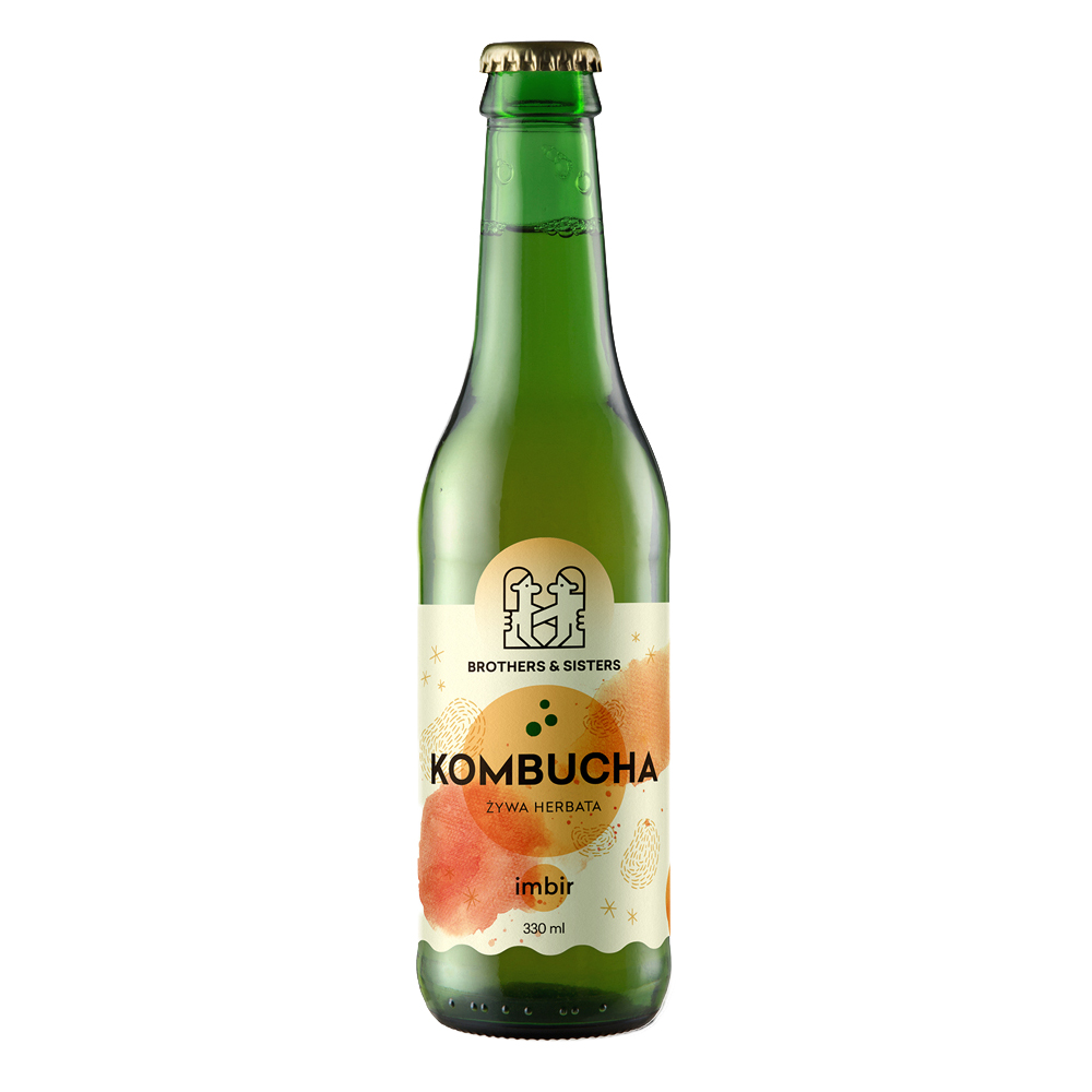 Napój B&S Kombucha Imbir 330 ml
