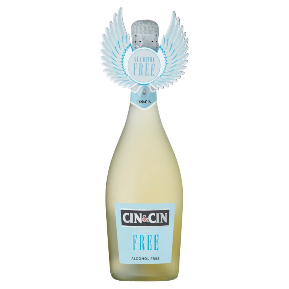 Wino musujące Cin & Cin Free 0% białe słodkie 750 ml