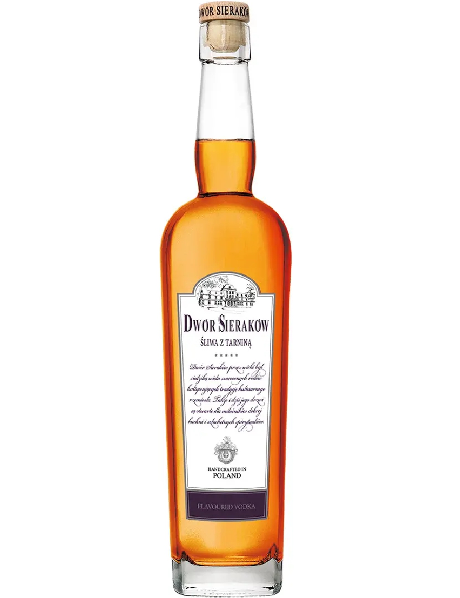 Wódka Dwór Sieraków Śliwa z tarniną 40% 700 ml tuba