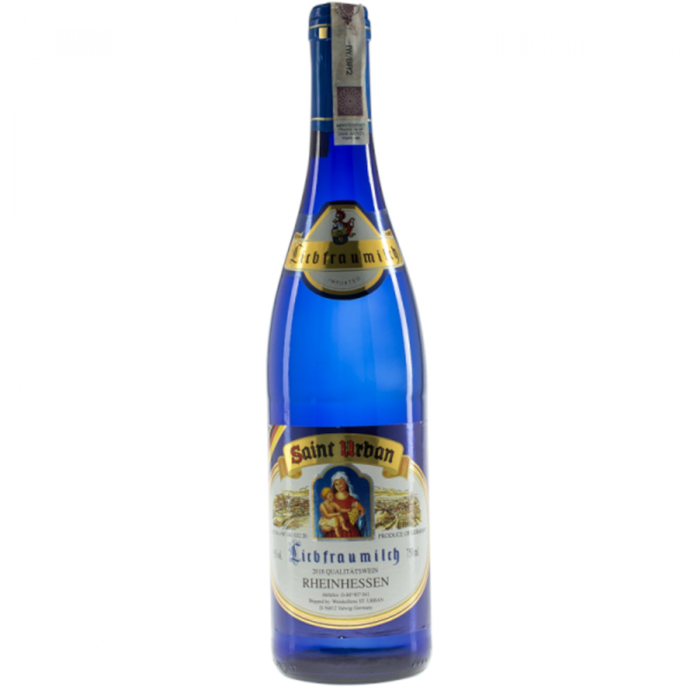 Wino Liebfraumilch Saint Urban 9,5% białe półsłodkie 750 ml