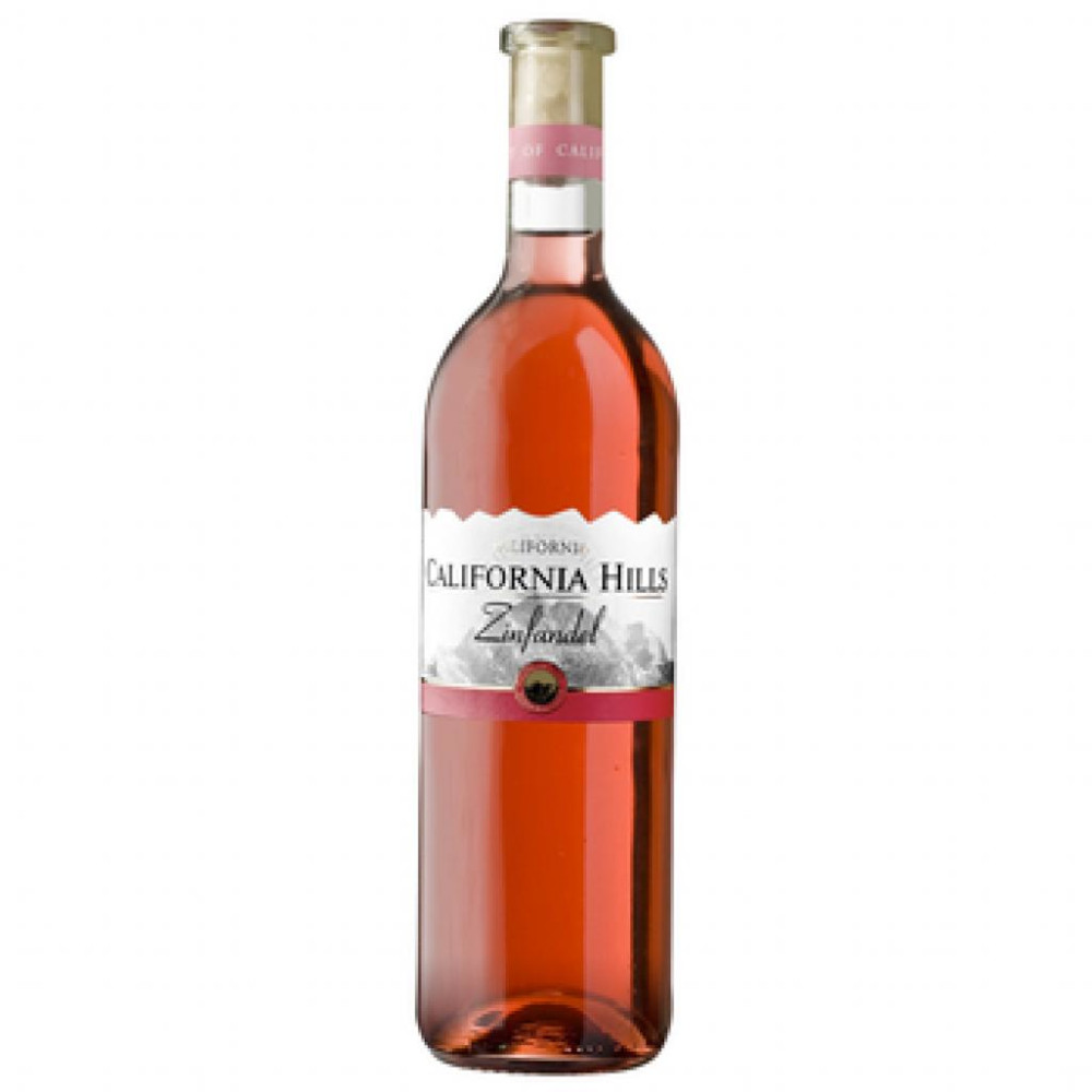 Wino California Hills Zinfandel 10,5% różowe półwytrawne 750 ml