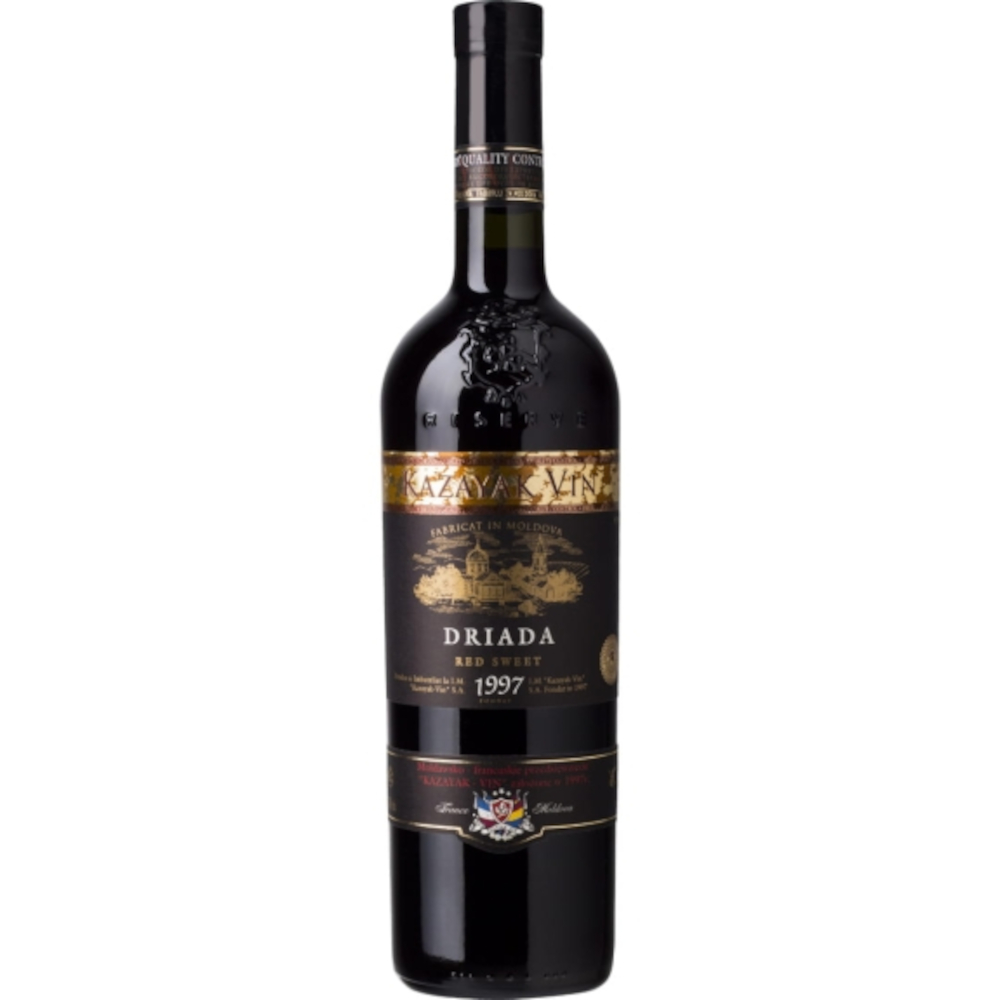 Wino Kazayak Vin Driada 11,5% Słodkie Czerwone 750 ml