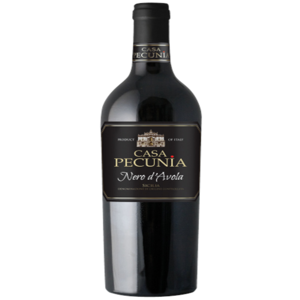 Wino Casa Pecunia Nero d Avola 13% Czerwone Półwytrawne 750 ml