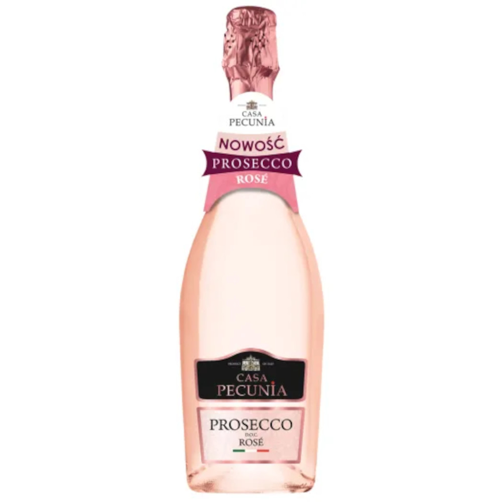 Wino Casa Pecunia Prosecco 11% Różowe Wytrawne 750 ml