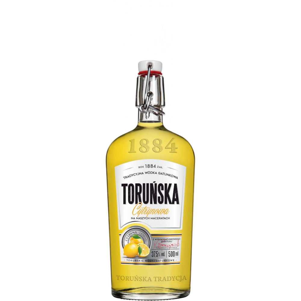 Wódka Toruńska Cytrynowa 37,5% 500 ml