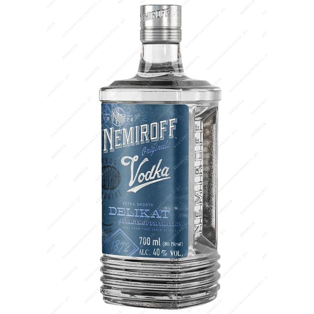Wódka Nemiroff Delikat z karafką 40% 700 ml
