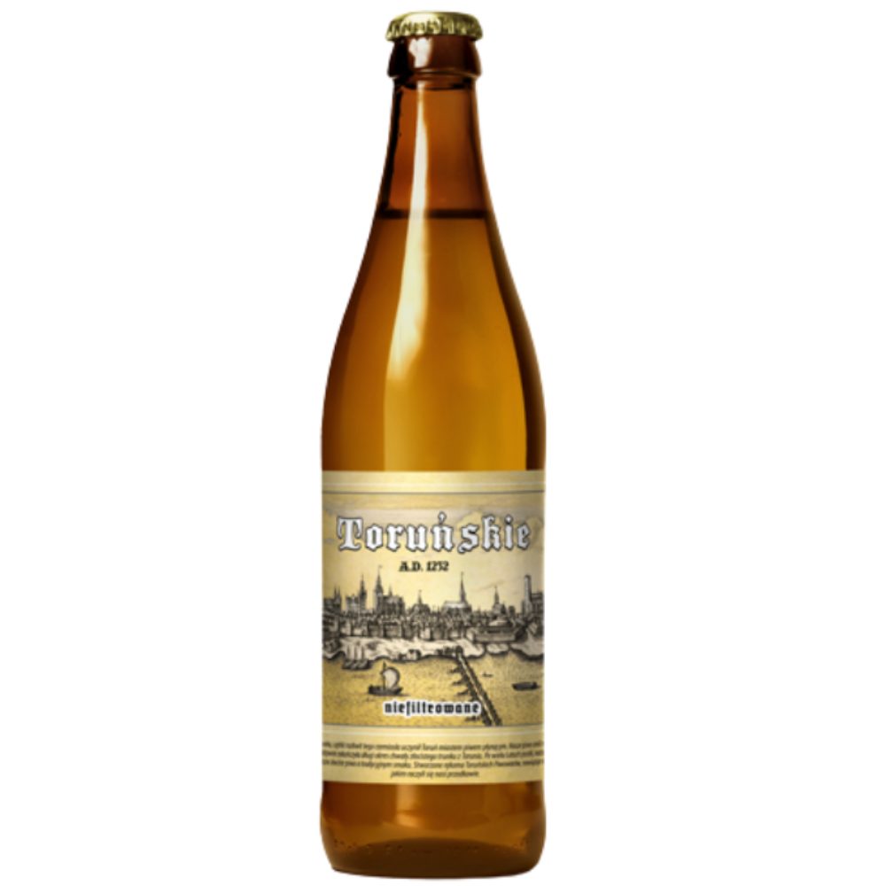 Piwo Toruńskie Niefiltrowane 5,6% 500 ml