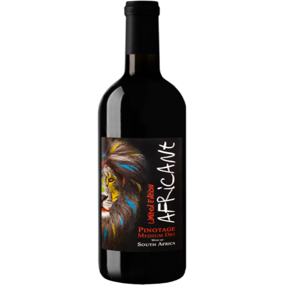 Wino African Pinotage 13,5% czerwone półwytrawne 750 ml