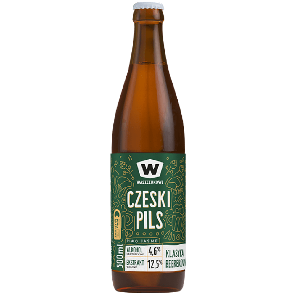 Piwo Waszczukowe Czeski Pils 4,6% 500 ml