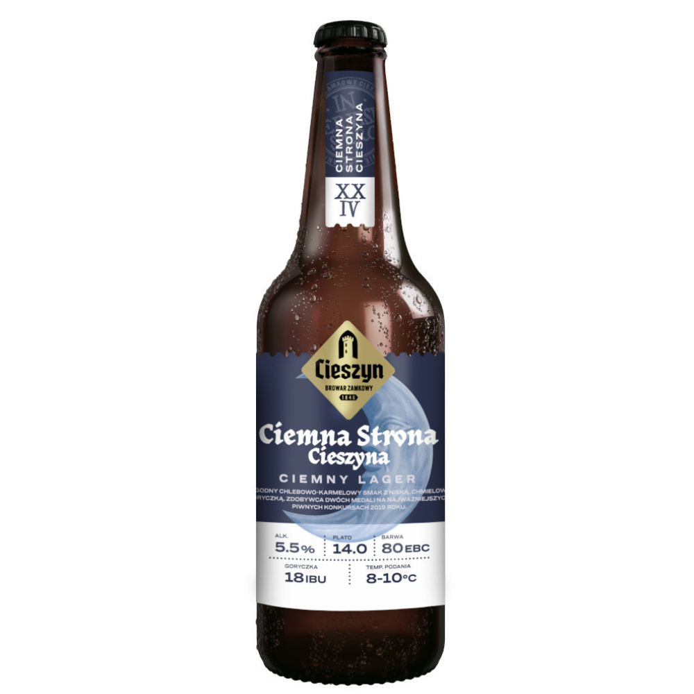 Piwo Cieszyn Ciemna Strona Cieszyna 5,5% 500 ml